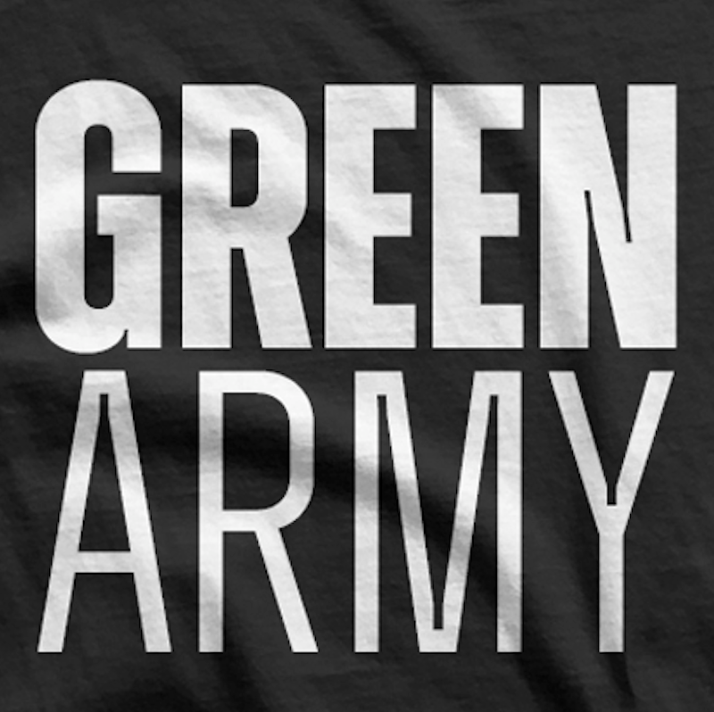 Green Army Tee Shirt